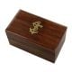 Brass Telescope Black Grip Wooden Box Handcrafted
